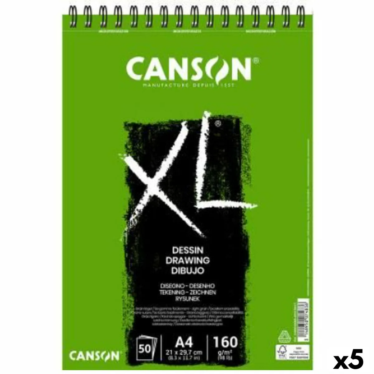 Bloc a dessin canson xl drawing blanc a4 5 unites 50 volets 160 g m2 s842350160. Innovation, style et qualité : les trois piliers de l'expérience Diaytar.