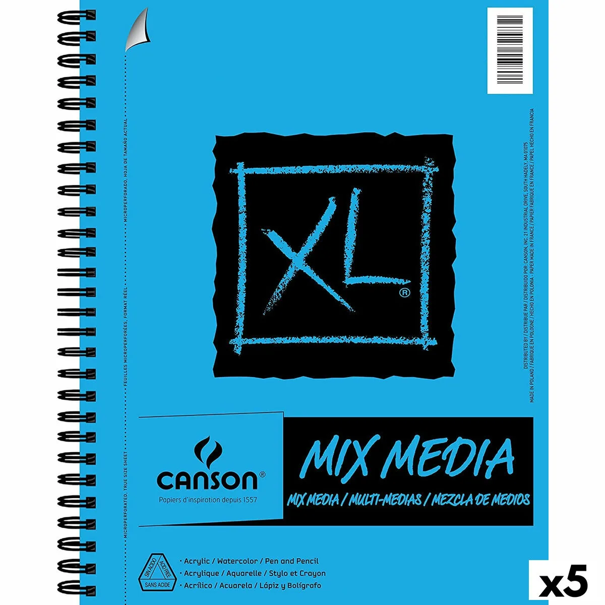 Bloc a dessin canson xl mix media blanc a4 papier 5 unites 30 volets 300 g m2 s842349494. Notre équipe chez Diaytar est une brigade de passionnés, toujours en chasse pour dénicher la perle rare qui vous fera vibrer.