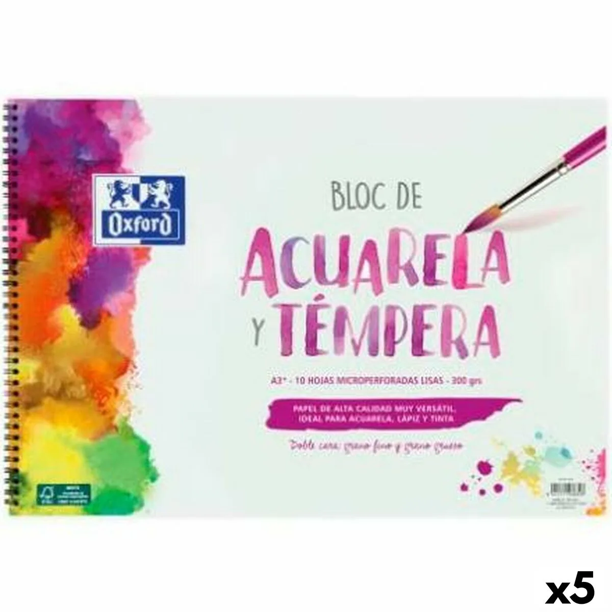 Bloc aquarelle oxford 10 volets 300 g m2 5 unites s843149771. Diaytar, c'est la preuve que le génie réside dans les détails. Chaque produit a été scruté, pesé, et approuvé.