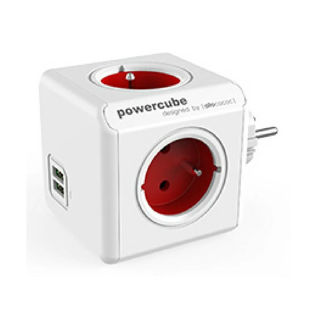 Bloc cube prises allocacoc powercube original usb type e rouge s911826324. Les dernières tendances mode vous attendent chez Diaytar !