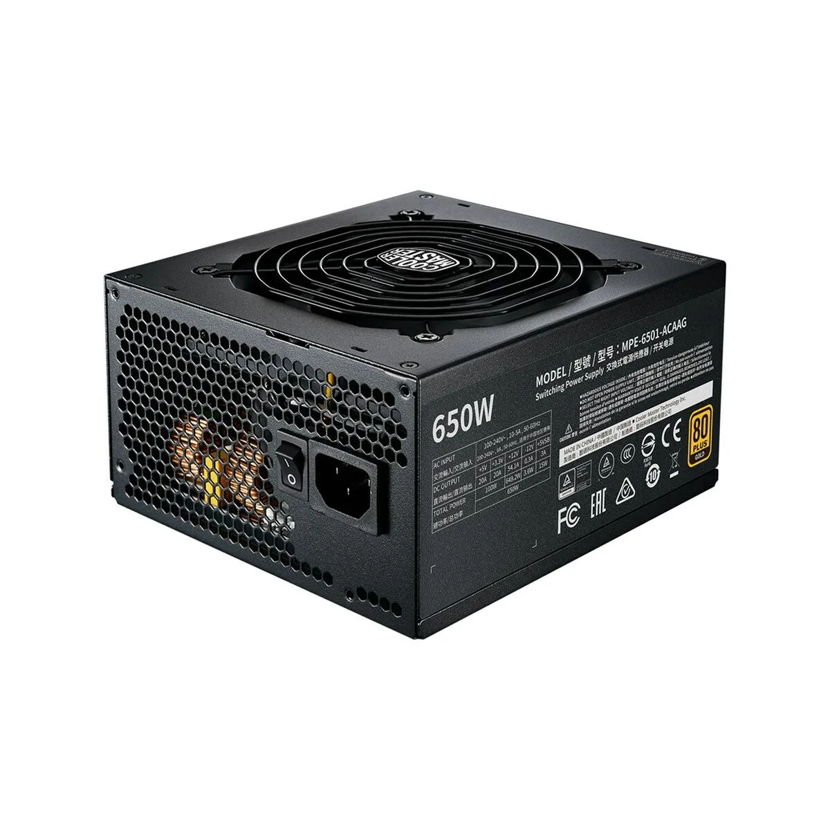 Bloc d alimentation cooler master mpe 6501 afaag eu atx 650 w 80 plus gold s914507131. Diaytar : Parce que vous méritez le meilleur, nous sélectionnons l'excellence.