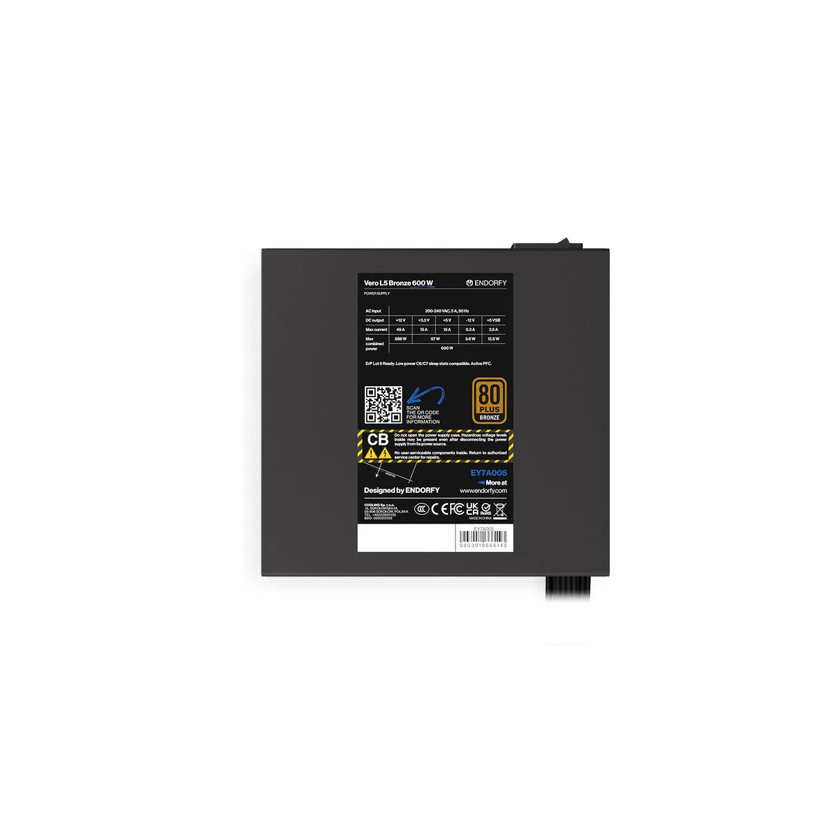 Bloc d alimentation endorfy vero l5 600 w 80 plus bronze modulaire atx s912946633. Nous sommes les archéologues du produit parfait. Diaytar exhume pour vous les trésors cachés du marché.