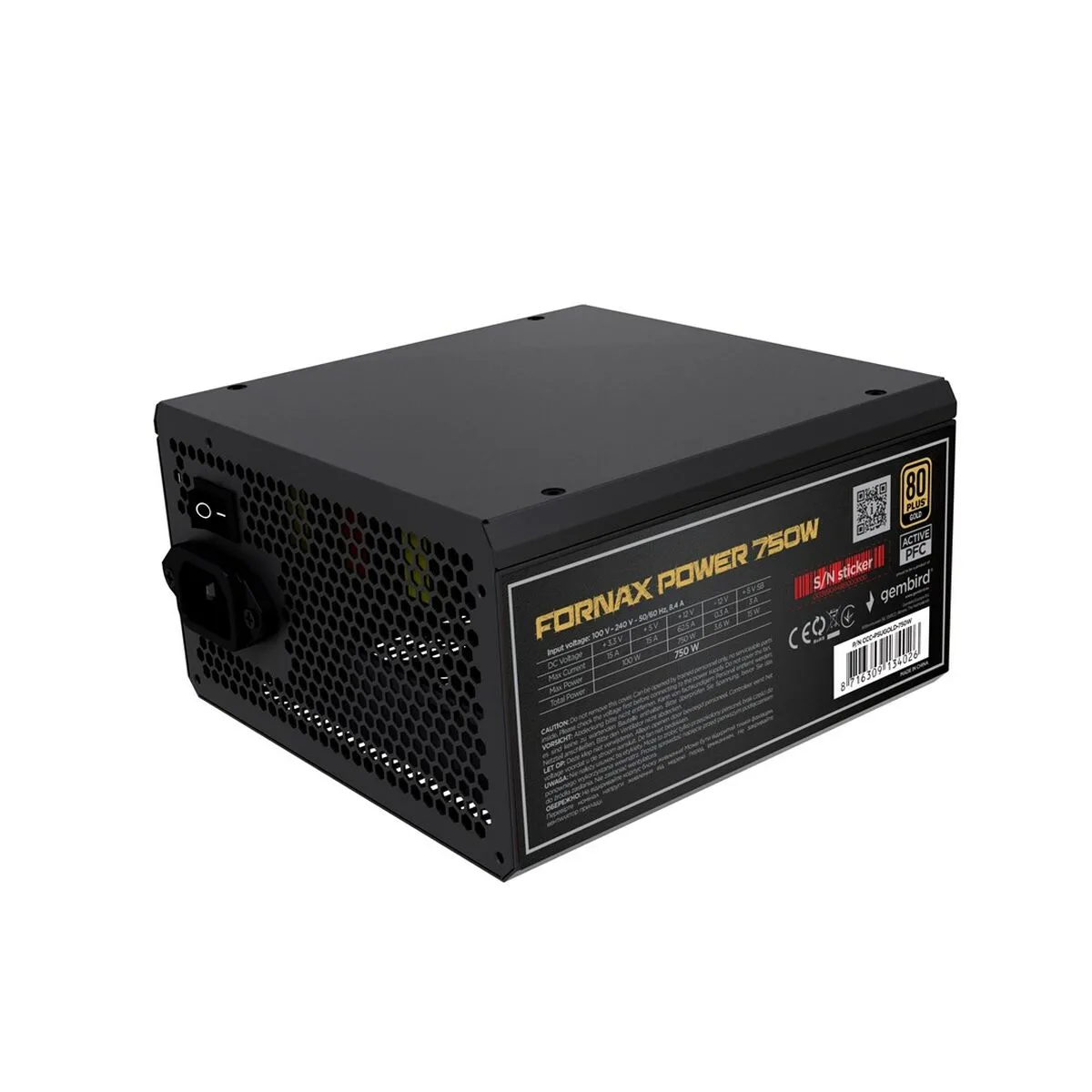 Bloc d alimentation gembird ccc psubronze 750w s9112227673. Diaytar s'adapte à vos besoins avec une gamme complète et variée.
