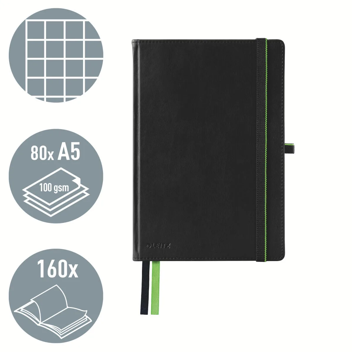 Bloc de notes leitz complete noir a5 80 volets m090032952. Chez Diaytar, nous sommes convaincus que le meilleur produit est celui qui allie utilité, beauté et innovation. C'est notre credo.