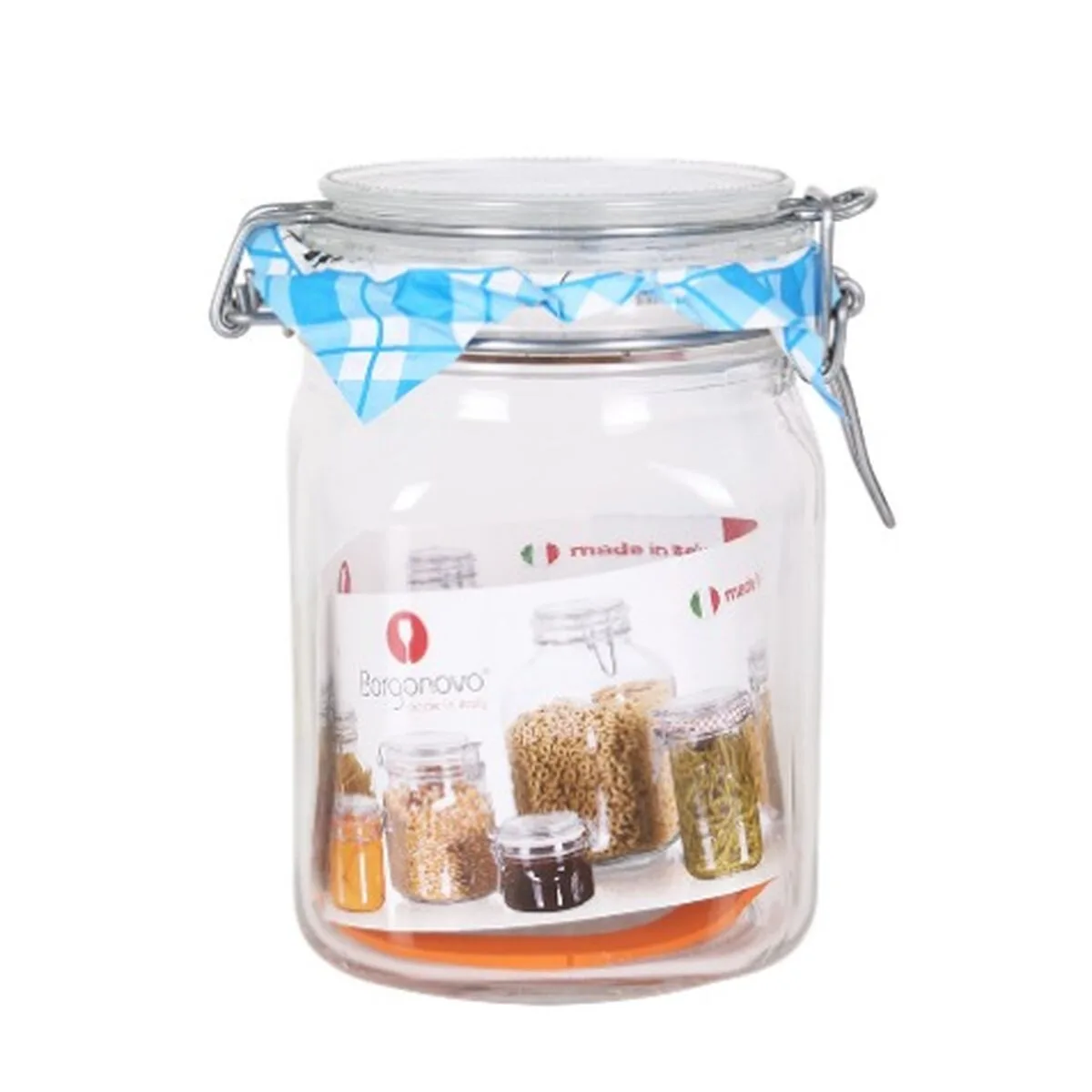 Bocal borgonovo hermetique transparent verre 1l 10 5 x 10 5 x 15 5 cm 6 unites s222741049. Votre boutique de confiance Diaytar vous accompagne dans tous vos projets.