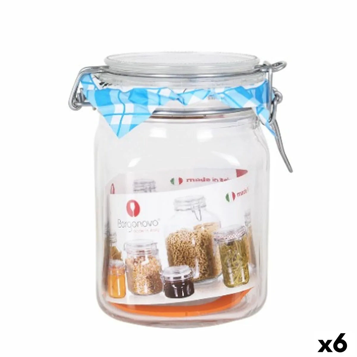Bocal borgonovo hermetique transparent verre 1l 10 5 x 10 5 x 15 5 cm 6 unites s222741057. Notre philosophie Diaytar : vous offrir une plateforme unique où produits généraux, tendances et technologies convergent harmonieusement