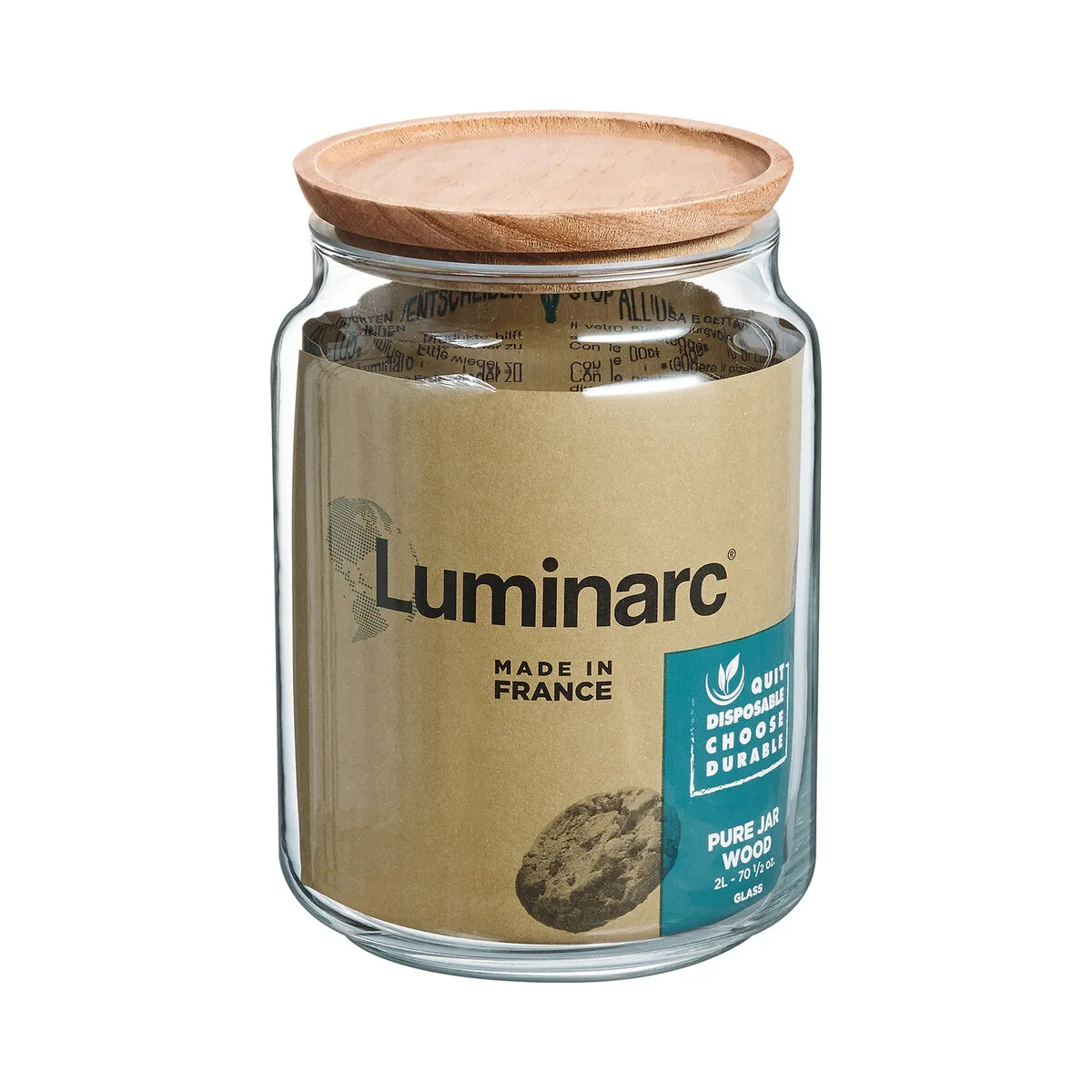 Bocal luminarc pav transparent verre 2 l 6 unites s270952360. Diaytar : Votre portail vers un monde de produits où la frontière entre l'essentiel et le superflu devient délicieusement floue