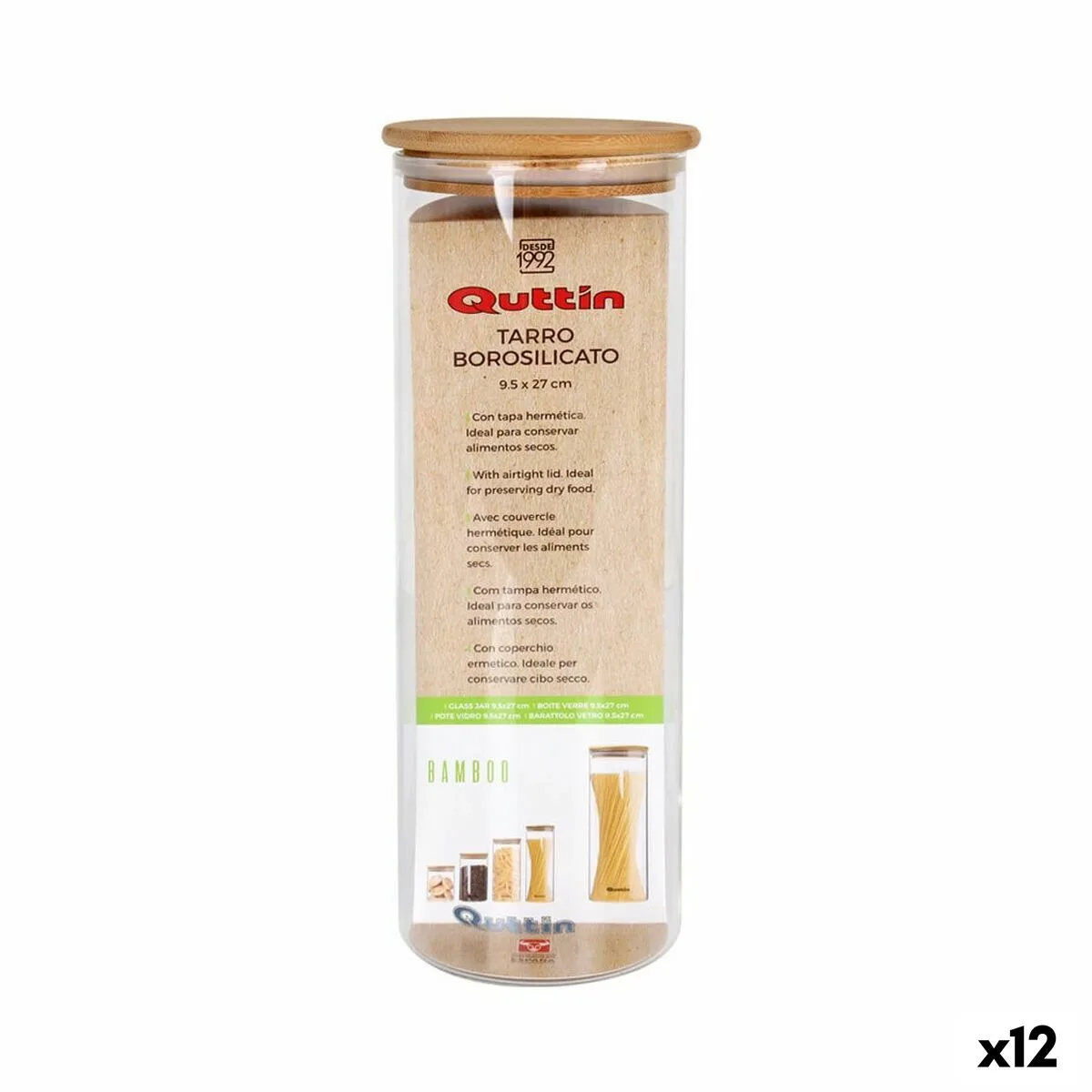 Bocal quttin silicone verre borosilicate 1 55 l 10 2 x 28 cm 12 unites s223355460. Diaytar, c'est la certitude de dénicher la perle rare, qu'il s'agisse d'un produit électronique de pointe ou d'un accessoire tendance