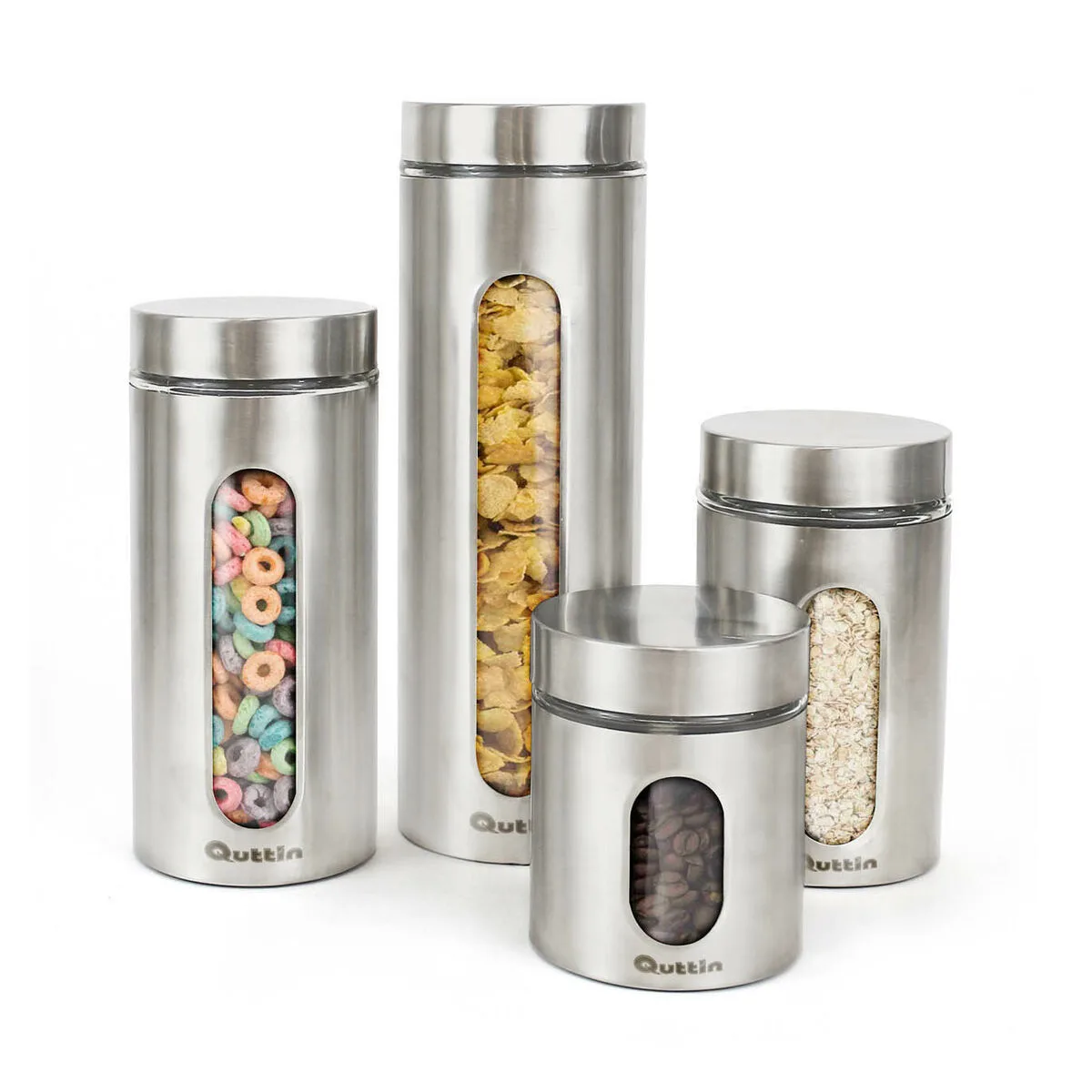 Bocal quttin transparent argente verre acier 1 5 l 10 x 10 x 22 8 cm 12 unites s223047883. Diaytar cultive l'art de la surprise en vous proposant constamment de nouveaux produits généraux et high-tech inattendus
