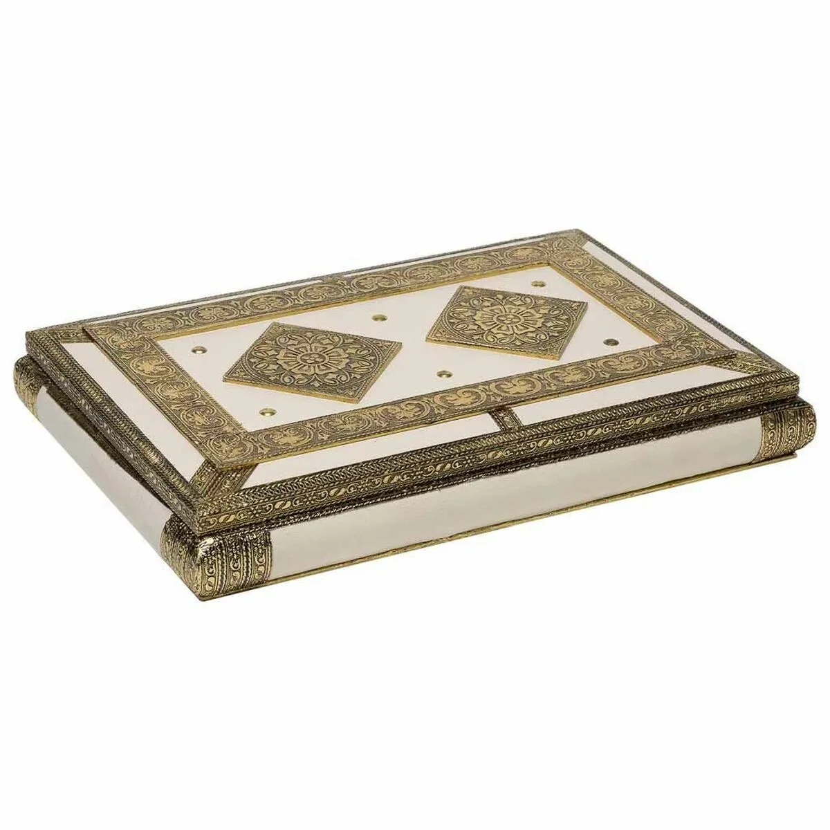 Boite a bijoux alexandra house living blanc aluminium bois mdf 25 x 6 x 38 cm d163135658. Nos stylistes Diaytar dénichent pour vous les pépites de la saison.