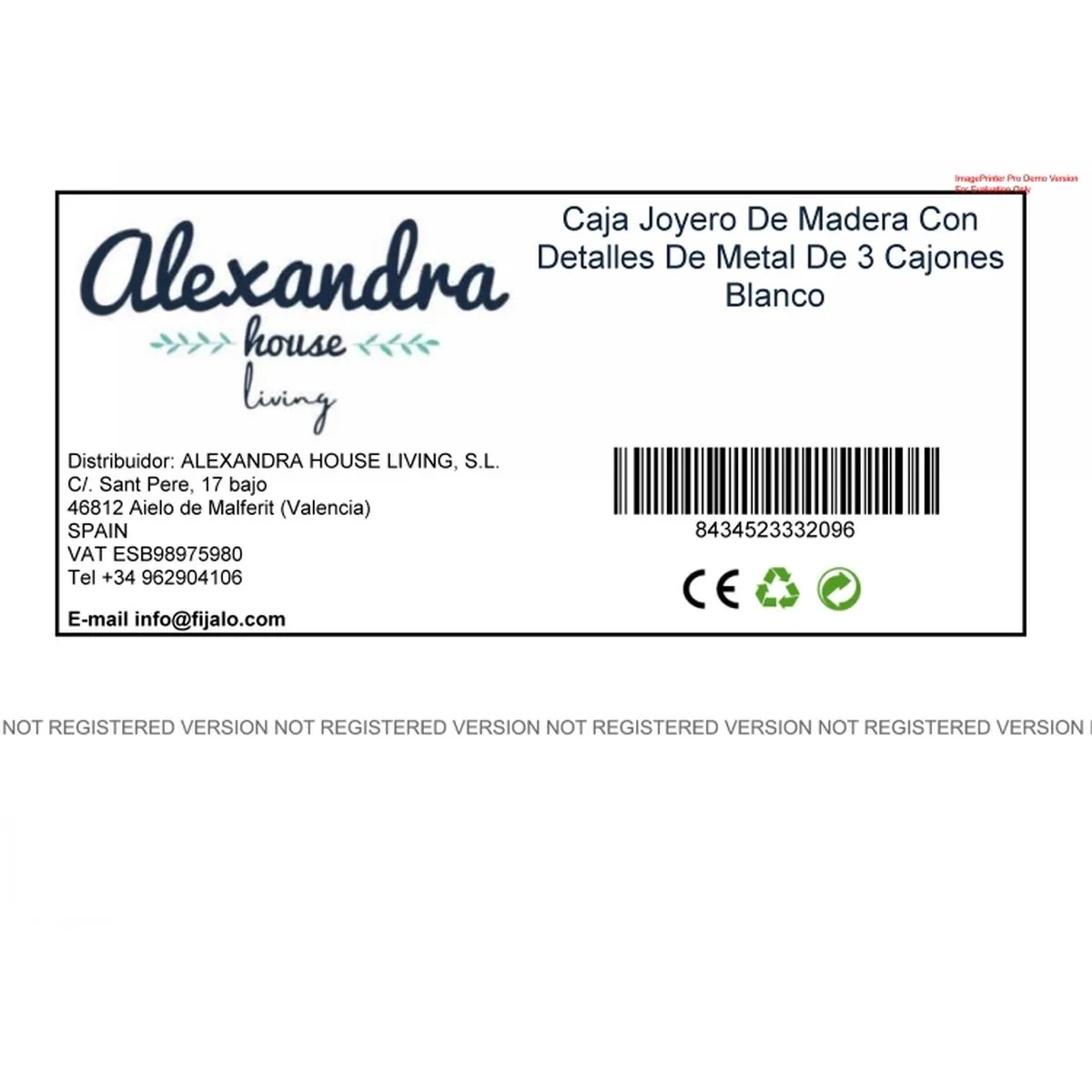 Boite a bijoux alexandra house living blanc vert laiton bois mdf 15 x 10 x 36 cm 3 tiroirs d163166863. Re-découvrez le plaisir de shopper en ligne avec Diaytar et sa multitude de produits triés sur le volet pour vous