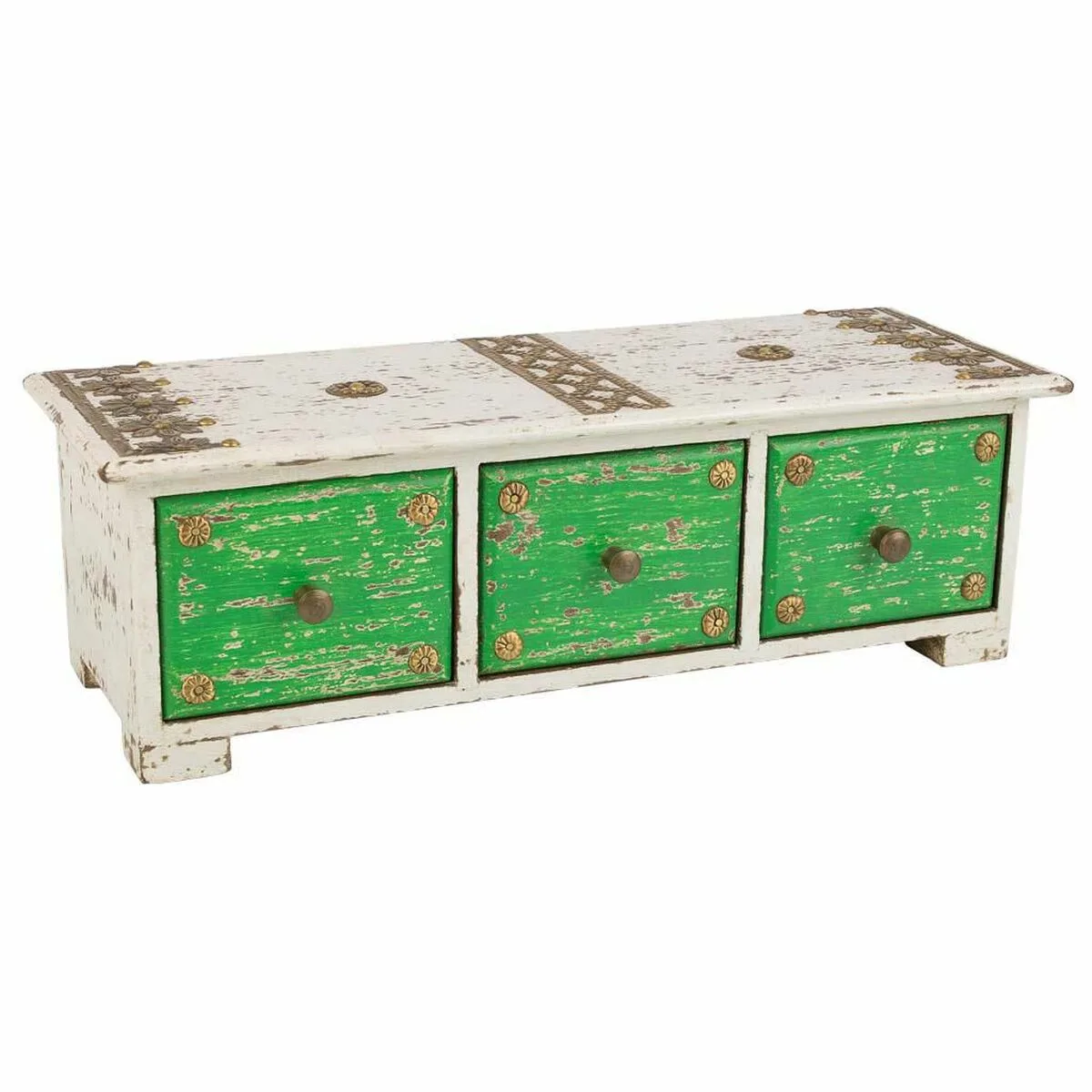 Boite a bijoux alexandra house living blanc vert laiton bois mdf 15 x 10 x 36 cm 3 tiroirs d163166889. Diaytar - L'art de bien vivre commence ici. Découvrez nos collections exclusives.
