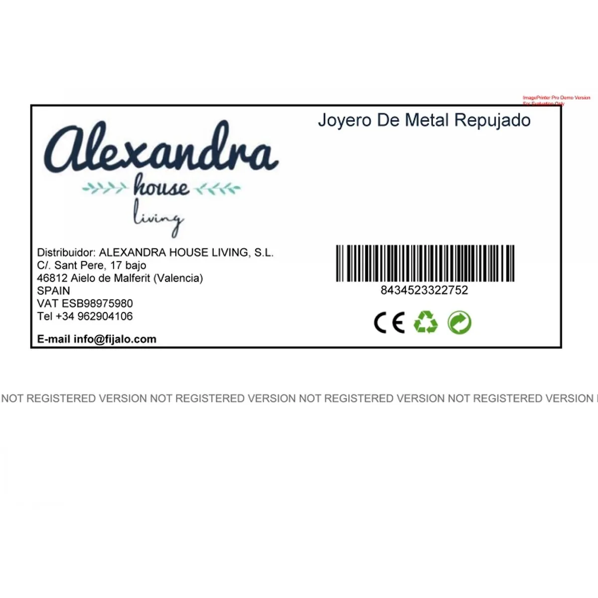 Boite a bijoux alexandra house living dore aluminium bois mdf 20 x 7 x 27 cm d163135567. Diaytar, c'est la certitude de faire un choix judicieux. Chaque produit dans notre catalogue a passé nos tests exigeants.
