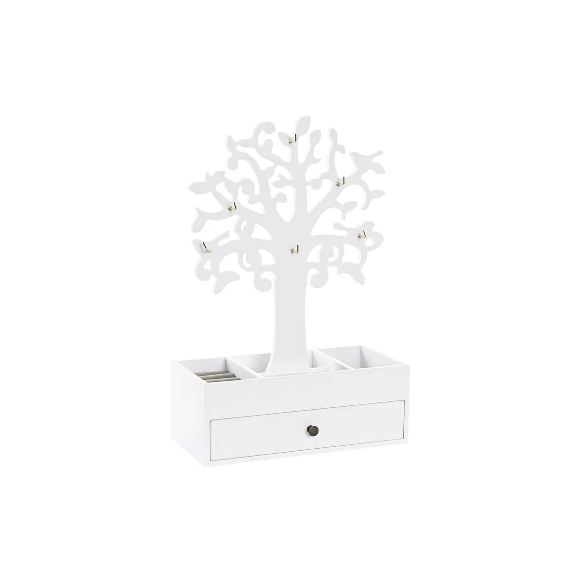 Boite a bijoux dkd home decor blanc bois mdf 24 x 12 x 36 cm s303987916. Pour les esprits curieux et exigeants, Diaytar est la source intarissable de produits rares et ingénieux.