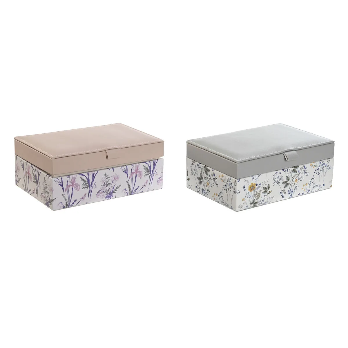 Boite a bijoux dkd home decor blanc gris lila polyurethane 18 x 12 5 x 7 5 cm 2 unites s304393236. Diaytar : Parce que vous méritez le meilleur, nous sélectionnons l'excellence.