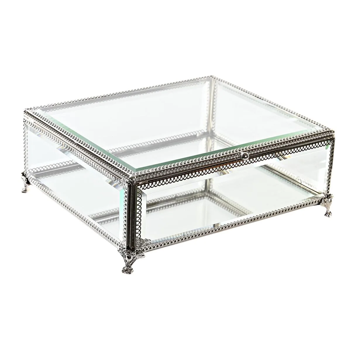Boite a bijoux dkd home decor transparent argente metal verre 25 x 21 x 10 cm s303076338. Diaytar ou l'éloge de la diversité : un catalogue riche et varié où chacun trouve son bonheur, quel que soit son style