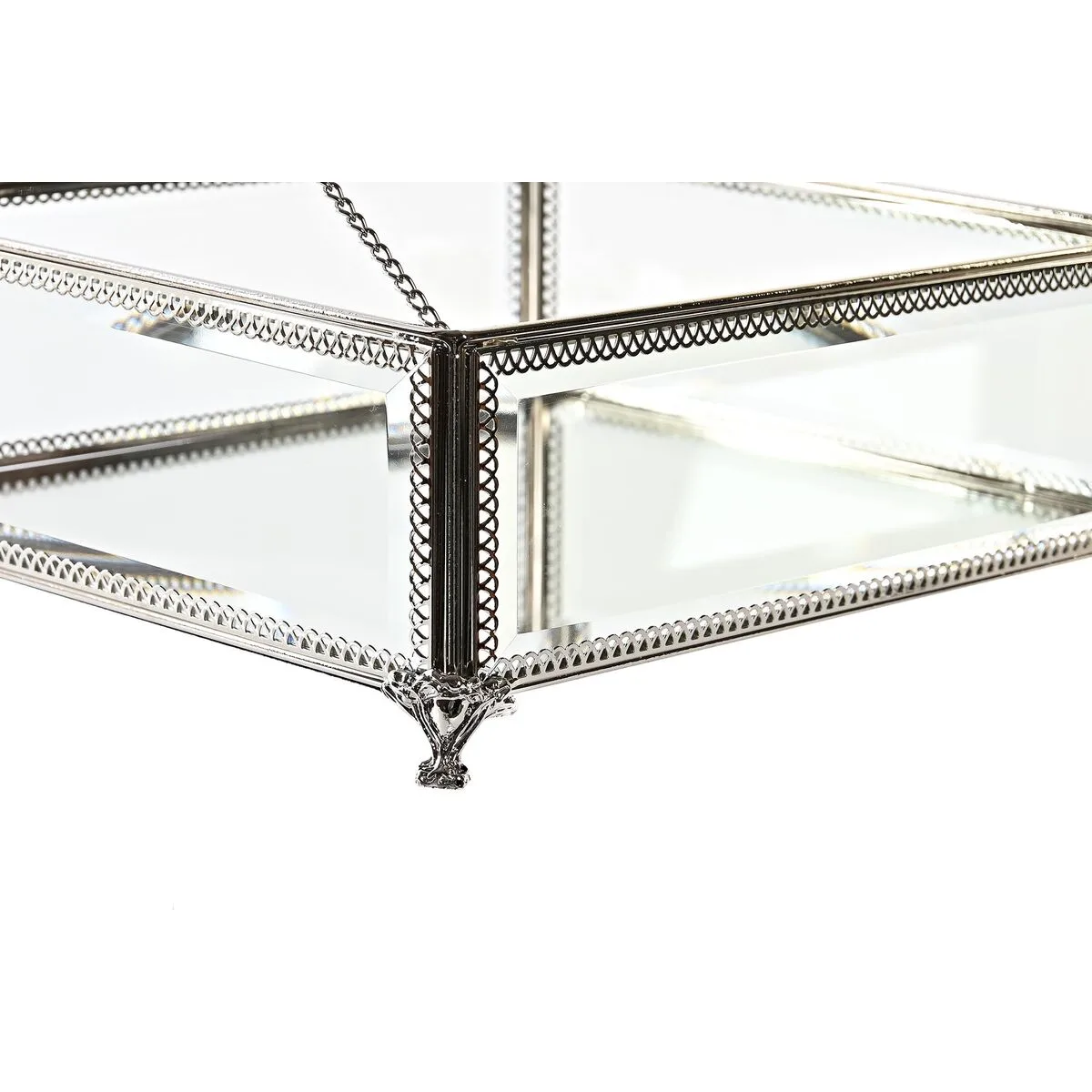 Boite a bijoux dkd home decor transparent argente metal verre 25 x 21 x 10 cm s303076344. Nous avons bâti Diaytar sur la conviction qu'un produit génial n'a pas de prix, mais devrait avoir un prix accessible.