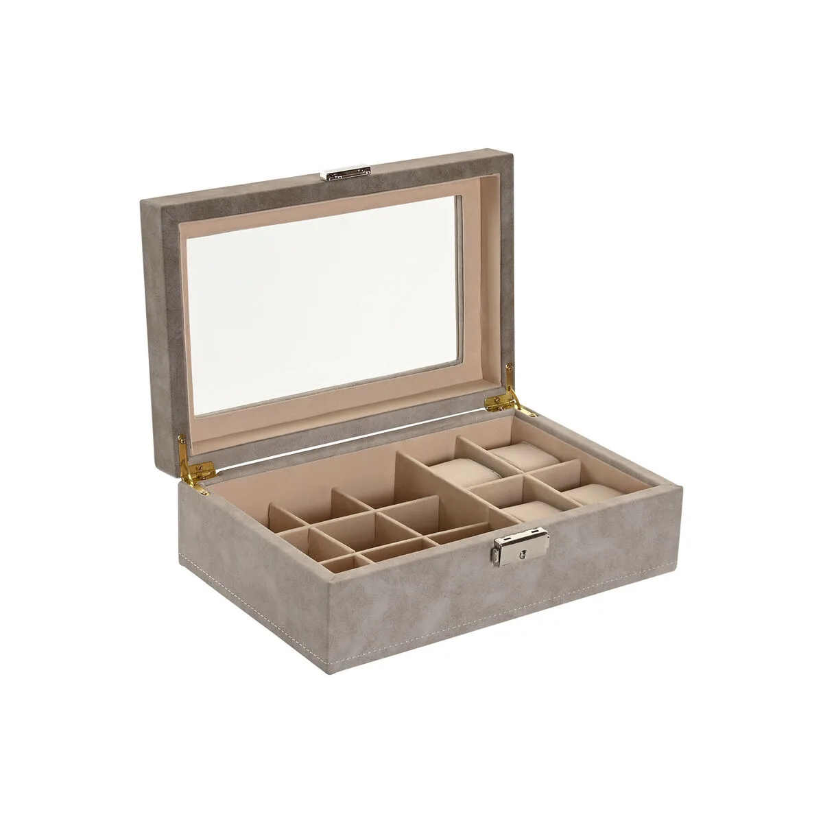 Boite a bijoux home esprit marron gris polyurethane bois mdf 25 00 x 16 5 x 8 cm s306145573. Diaytar, c'est le sismographe des tendances : nous captons les vibrations du marché pour vous offrir le meilleur.