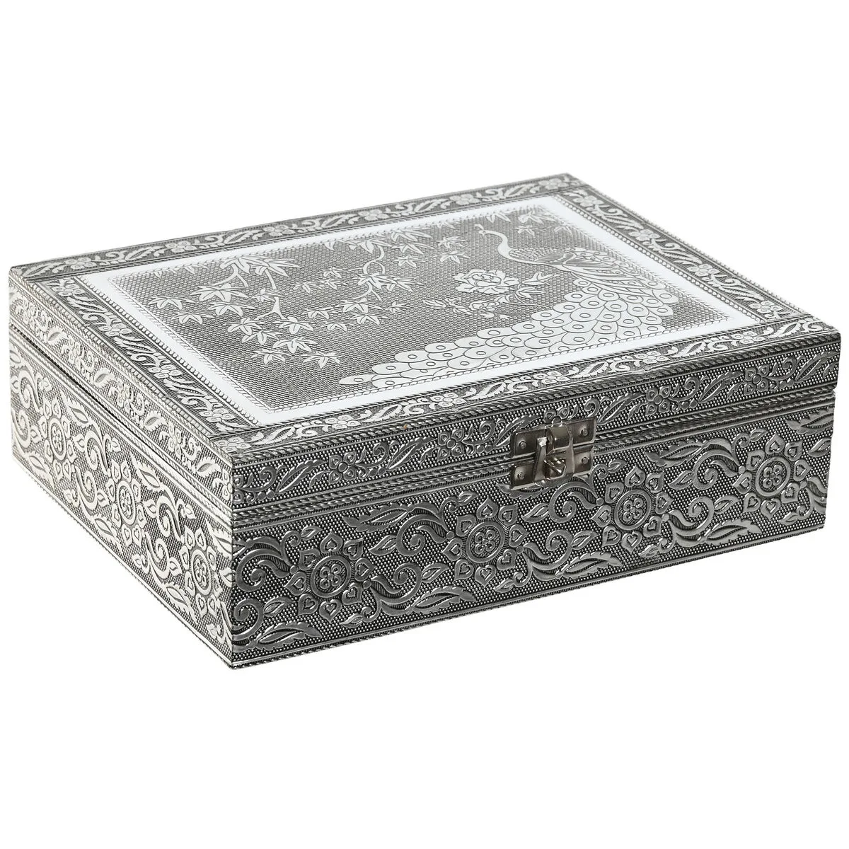 Boite a bijoux home esprit vert argente bois aluminium 22 5 x 17 5 x 7 6 cm s305556543. Diaytar, c'est l'histoire d'une passion pour les bons produits, quels qu'ils soient, et du désir de les partager avec vous