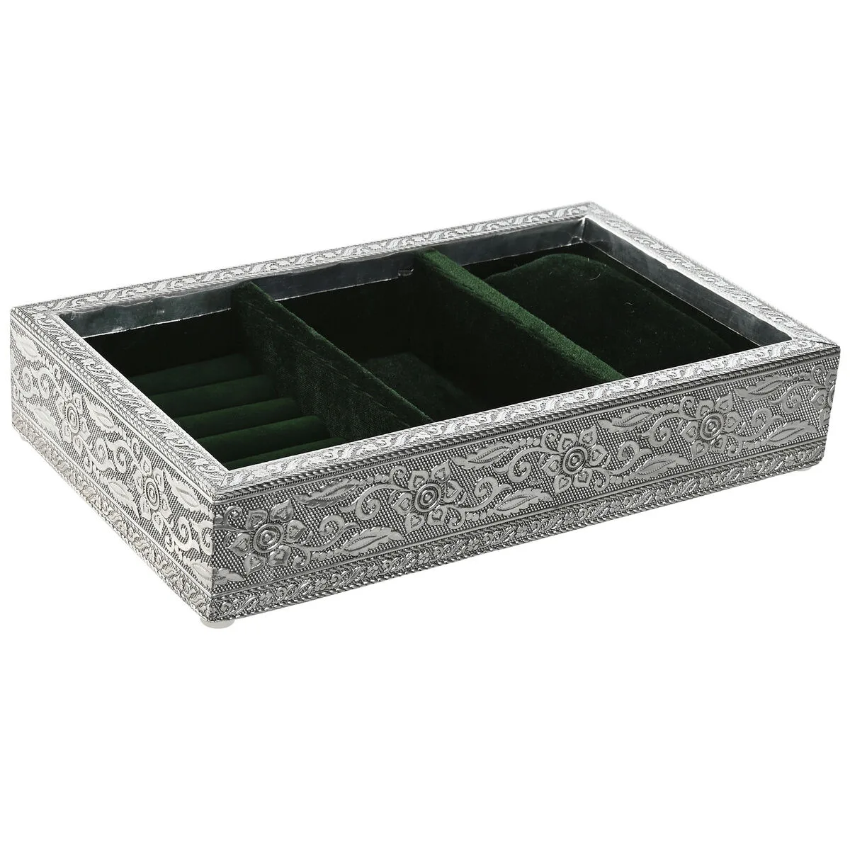 Boite a bijoux home esprit vert argente bois aluminium 25 x 15 x 5 cm s305556610. Diaytar décomplexe le shopping en ligne : trouvez tout ce dont vous avez besoin et tout ce dont vous rêvez, au même endroit