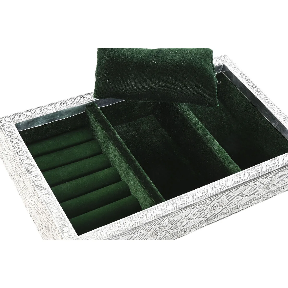 Boite a bijoux home esprit vert argente bois aluminium 25 x 15 x 5 cm s305556698. Plongez dans l'univers Diaytar où chaque produit raconte une histoire.