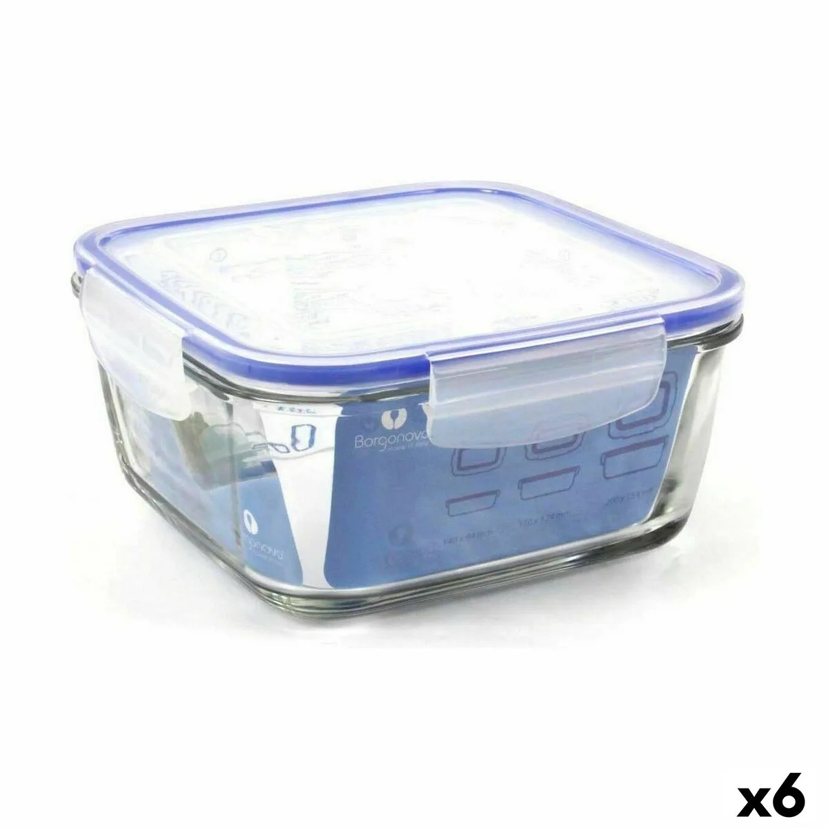 Boite a lunch hermetique borgonovo superblock carre 18 x 18 x 8 5 cm 6 unites s222652034. La promesse Diaytar : une sélection rigoureuse de produits généraux où la tendance et la durabilité vont de pair