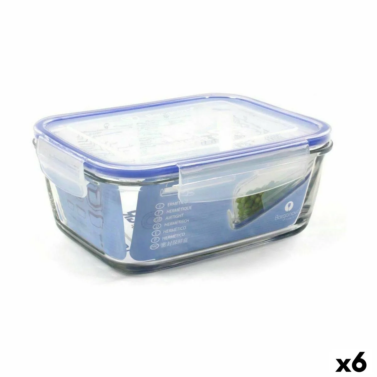 Boite a lunch hermetique borgonovo superblock rectangulaire 21 x 16 x 8 5 cm 6 unites s222652334. Chez Diaytar, chaque détail compte pour votre satisfaction totale.