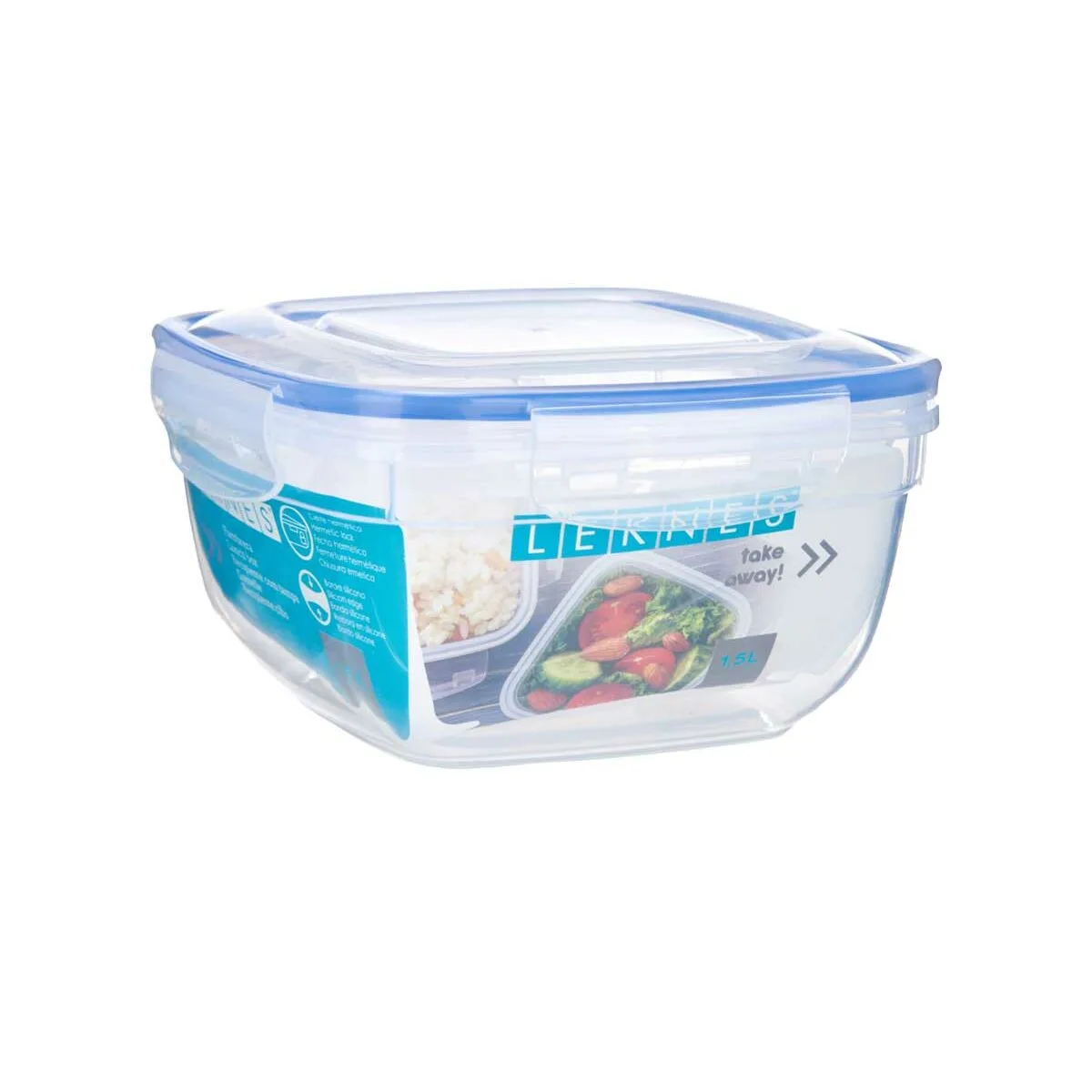 Boite a lunch hermetique leknes 30104 transparent polypropylene carre 1 5 l 17 x 10 x 17 cm 12 unites s362668095. Diaytar ne stocke pas des produits, il collectionne des pièces uniques pour enrichir votre quotidien.