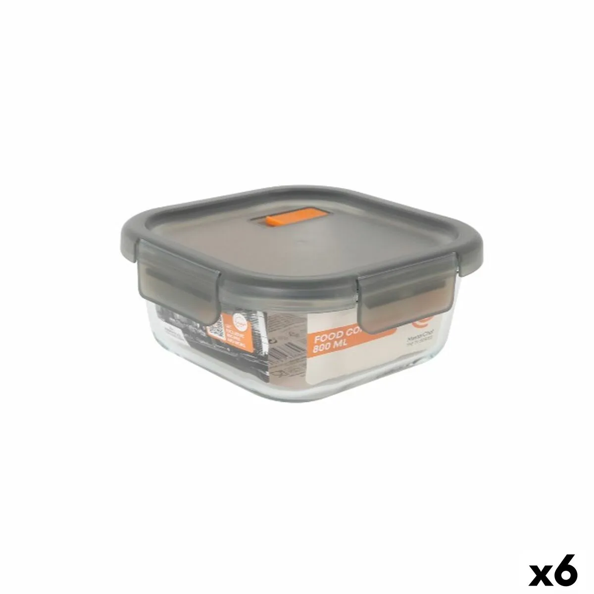 Boite a lunch hermetique masterchef gris transparent carre 800 ml 6 unites s223549345. Bienvenue dans le futur du shopping. Diaytar utilise la data pour anticiper vos besoins, mais garde la magie de la surprise.