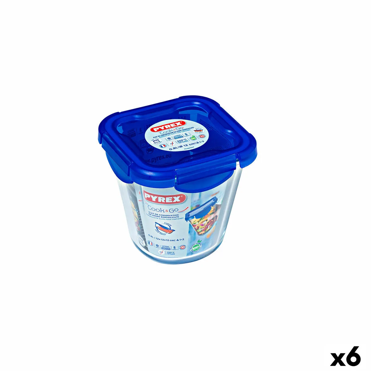 Boite a lunch hermetique pyrex cook go transparent verre 800 ml 6 unites s270708218. L'esprit Diaytar : une curiosité insatiable pour dénicher les produits généraux et électroniques qui feront demain