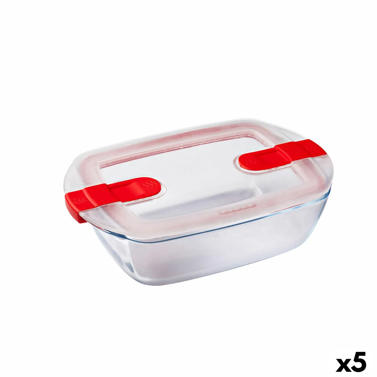 Boite a lunch hermetique pyrex cook heat 1 1 l 24 x 15 5 x 7 cm transparent verre 5 unites s270705916. Diaytar, c'est la vitrine ultime des produits qui comptent vraiment, ceux qui simplifient et embellissent existant.