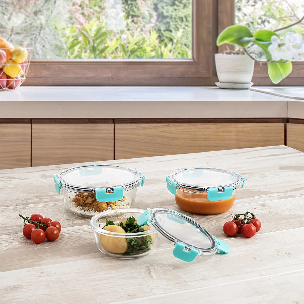 Boite a lunch hermetique quid purity ronde 970 ml transparent verre 6 unites s271118193. Diaytar : Parce que vos goûts sont éclectiques, notre offre de produits l'est tout autant. Explorez sans modération.