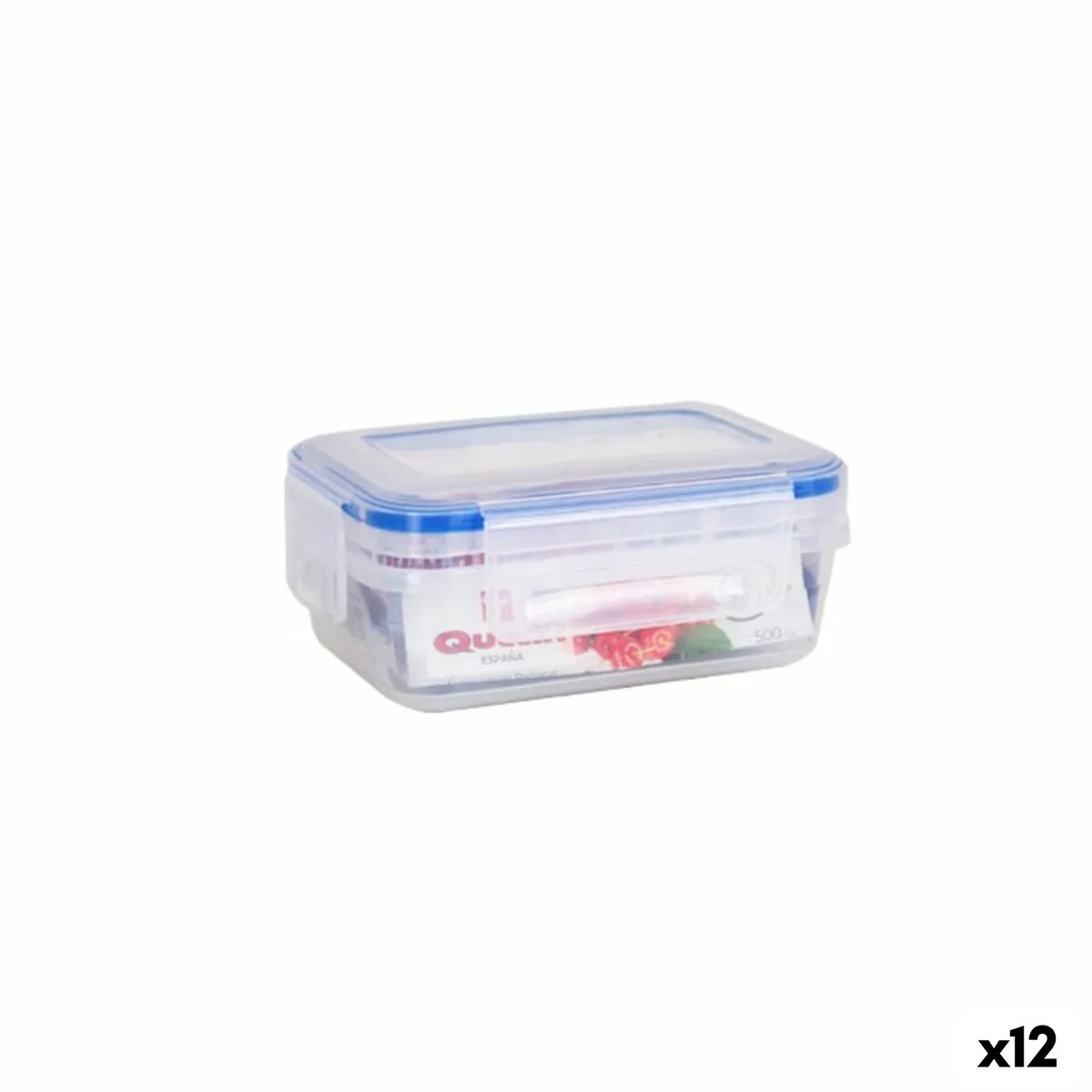 Boite a lunch hermetique quttin 500 ml rectangulaire 15 x 10 x 6 cm 12 unites s222672792. Votre vie, simplifiée et stylisée par Diaytar et sa collection de produits essentiels et innovants
