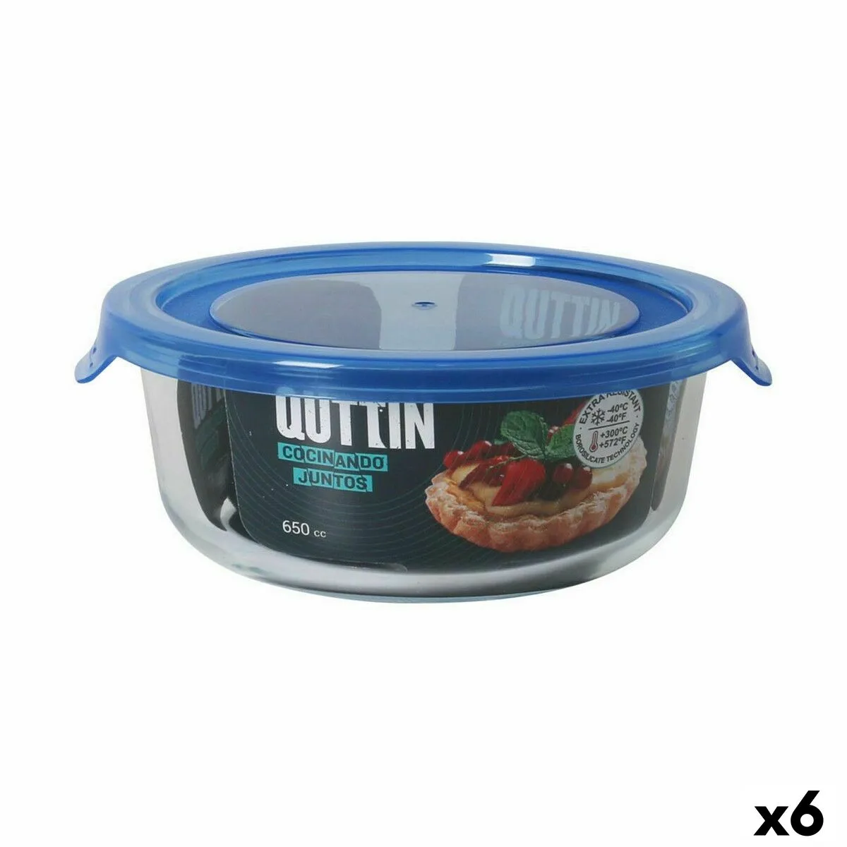 Boite a lunch hermetique quttin bleu transparent 650 ml 6 unites s223268010. Diaytar s'adresse aux esprits modernes en quête de produits qui allient performance technologique et design épuré