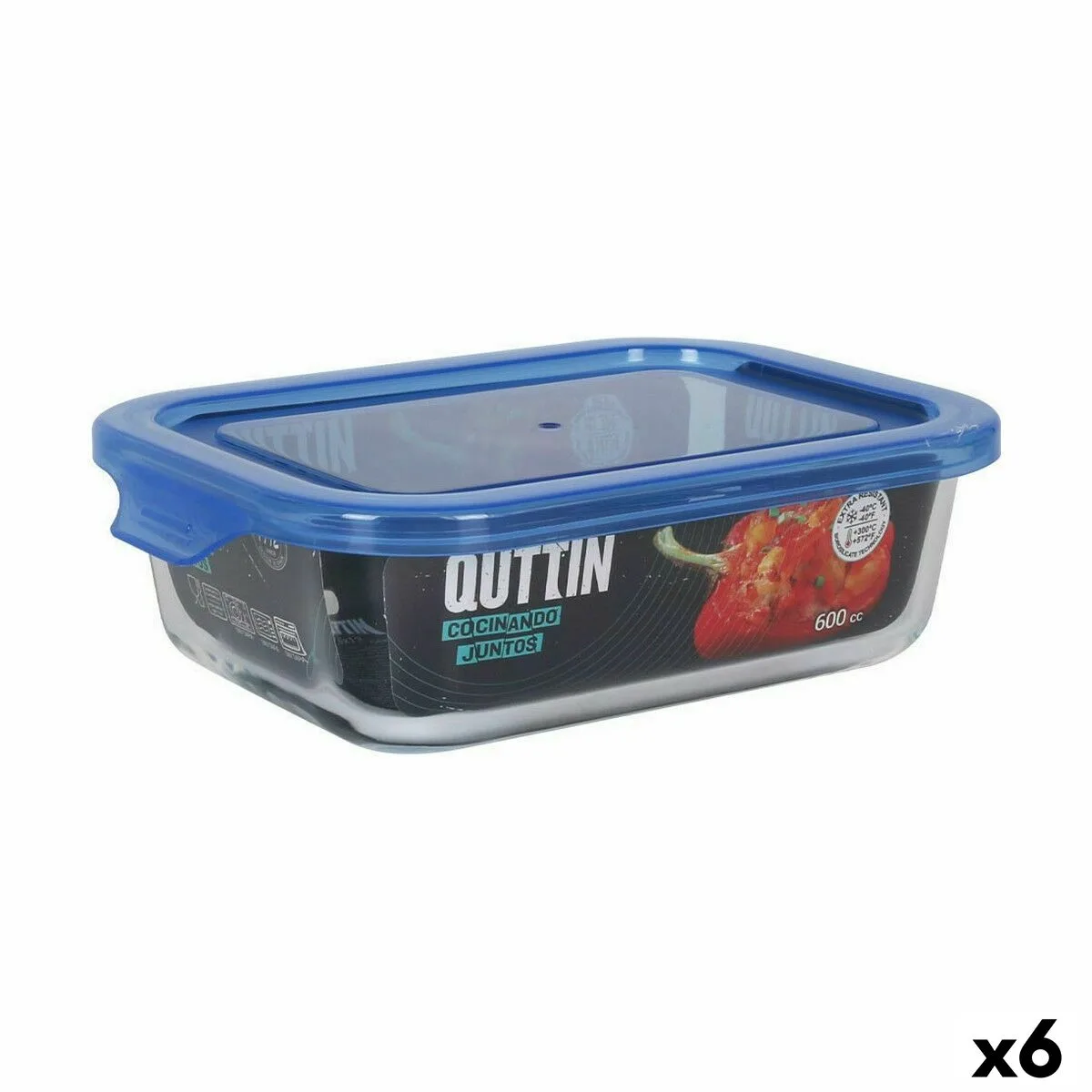 Boite a lunch hermetique quttin bleu transparent rectangulaire 600 ml 6 unites s223267553. Notre équipe Diaytar parcourt le globe pour vous dénicher les produits généraux et électroniques les plus prometteurs