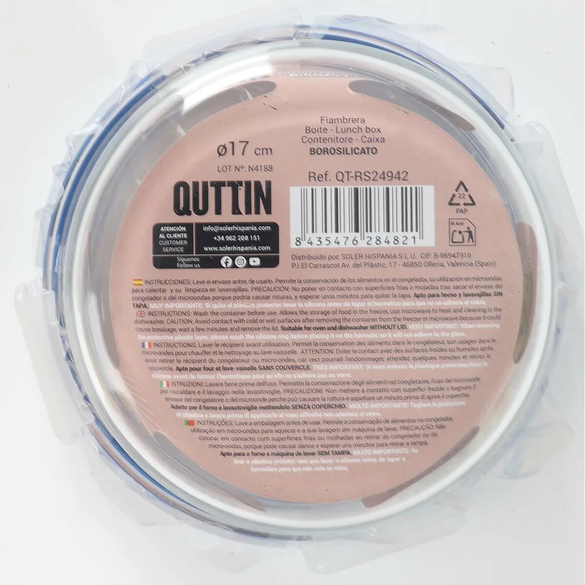 Boite a lunch hermetique quttin boho transparent 0 9 l 6 unites s223651662. Diaytar, c'est le refuge des amoureux du beau et de l'utile, un sanctuaire dédié au produit parfait.
