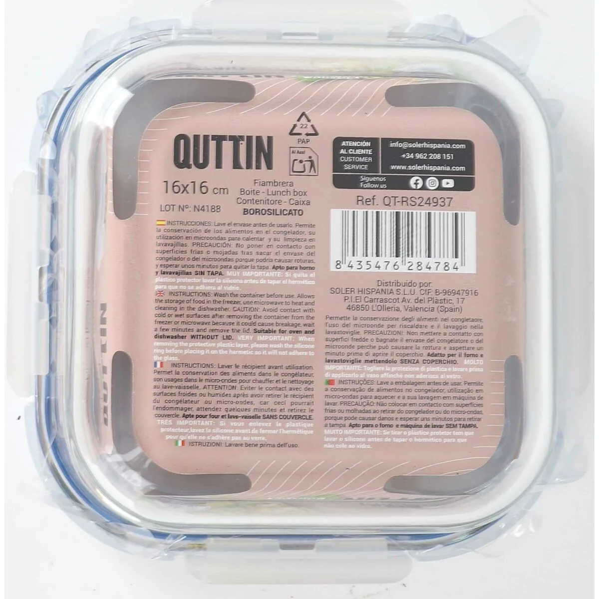 Boite a lunch hermetique quttin boho transparent 750 ml 6 unites s223651210. Diaytar révolutionne votre façon de faire du shopping en ligne !