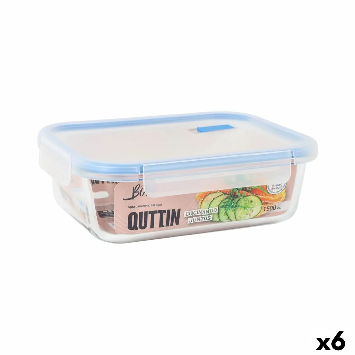 Boite a lunch hermetique quttin boho transparent rectangulaire 1 5 l 6 unites s223653125. Votre vie, simplifiée et stylisée par Diaytar et sa collection de produits essentiels et innovants