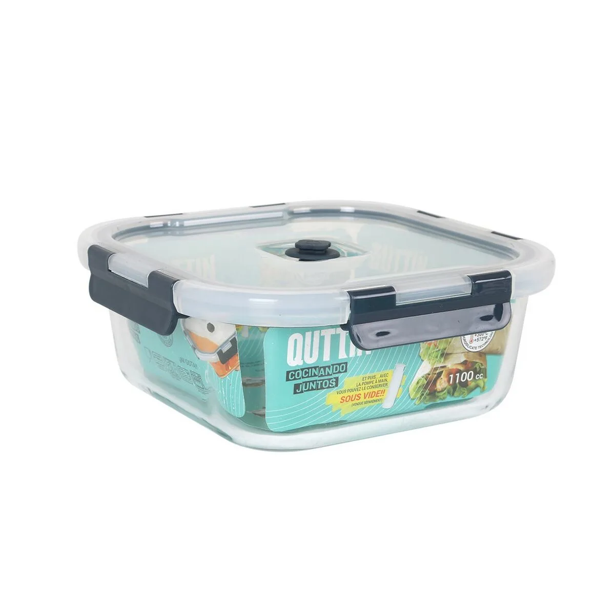 Boite a lunch hermetique quttin carre 1 1 l 18 8 x 18 8 x 7 5 cm 6 unites s223155993. Transformez votre intérieur avec les produits déco Diaytar !