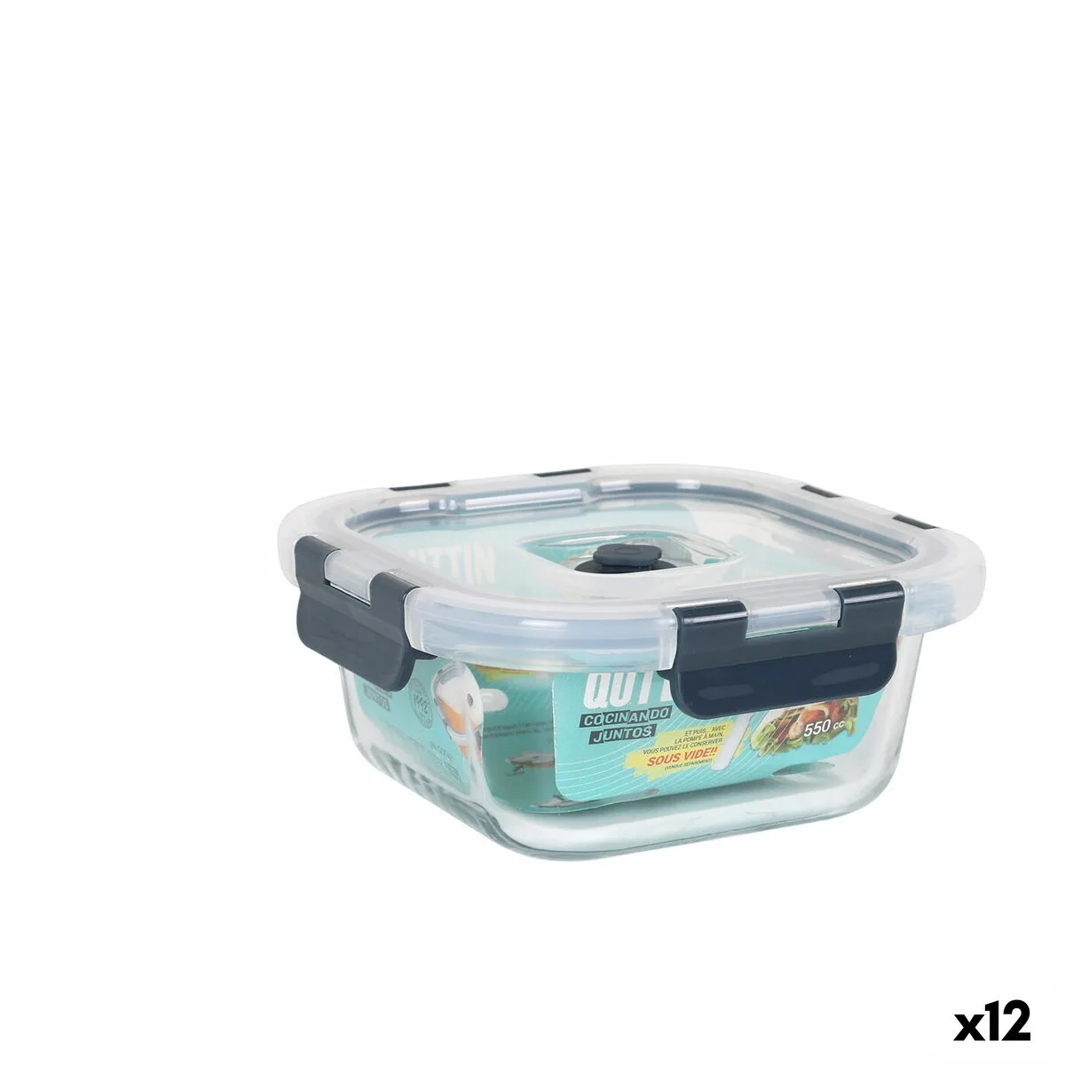 Boite a lunch hermetique quttin carre 550 ml 12 unites s223362883. Diaytar : Parce que vous méritez le meilleur, nous sélectionnons l'excellence.