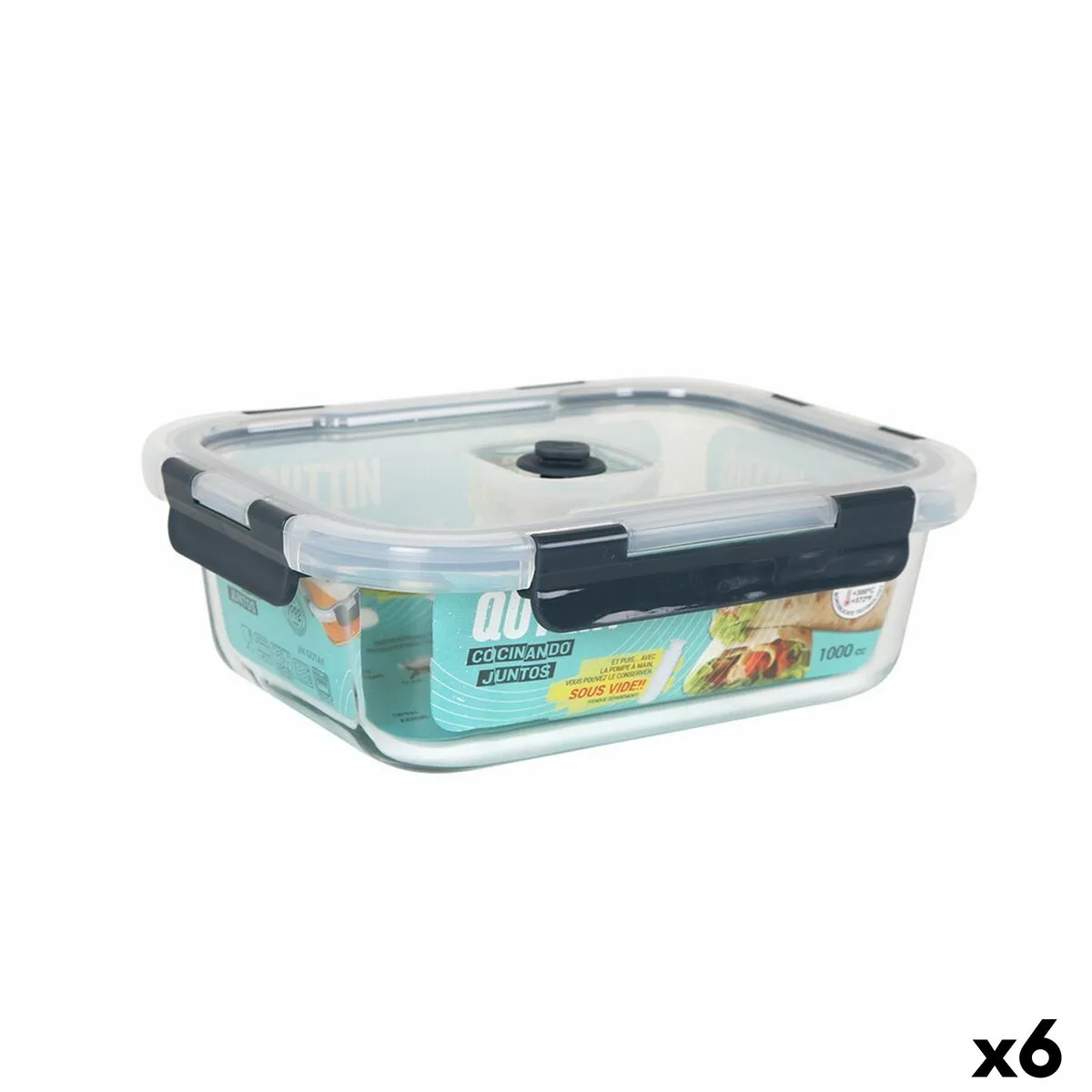 Boite a lunch hermetique quttin rectangulaire 1l 21 x 16 1 x 6 9 cm 6 unites s223155798. Les influenceurs adorent Diaytar pour ses pièces mode avant-gardistes.