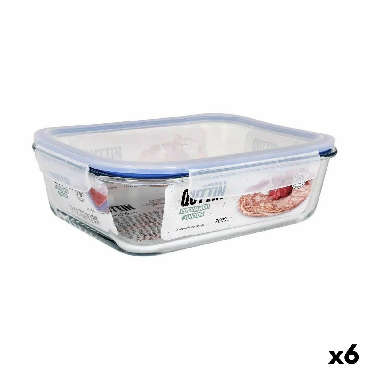 Boite a lunch hermetique quttin rectangulaire 2 6 l 6 unites s223176053. Notre équipe Diaytar est une bande de dénicheurs compulsifs, toujours en quête du produit qui provoquera l'étincelle dans votre regard.