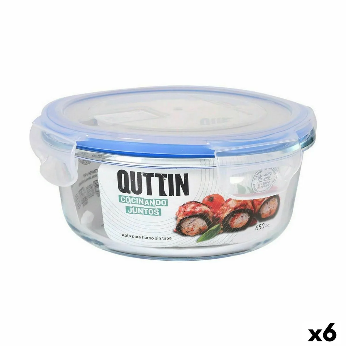 Boite a lunch hermetique quttin ronde 650 ml o 15 5 x 7 1 cm 6 unites s223232682. Diaytar, c'est la garantie de tomber sur ce produit unique qui fera de votre quotidien une expérience extraordinaire