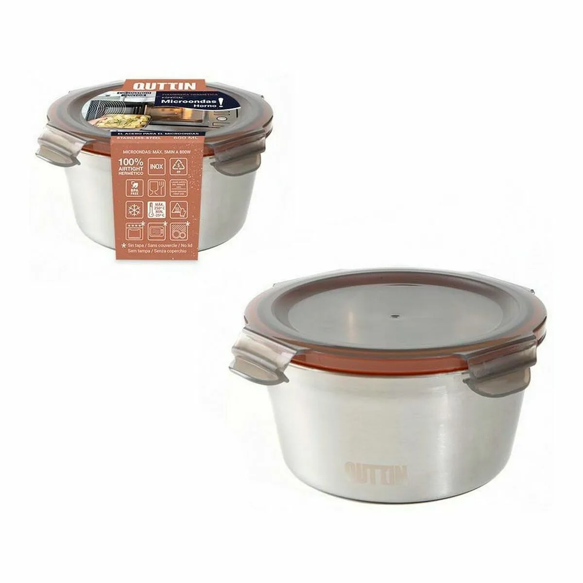 Boite a lunch hermetique quttin ronde argente acier inoxydable 0 6 l s221159813. Diaytar vous propose une sélection pointue de produits électroniques innovants et d'articles maison qui transforment votre quotidien