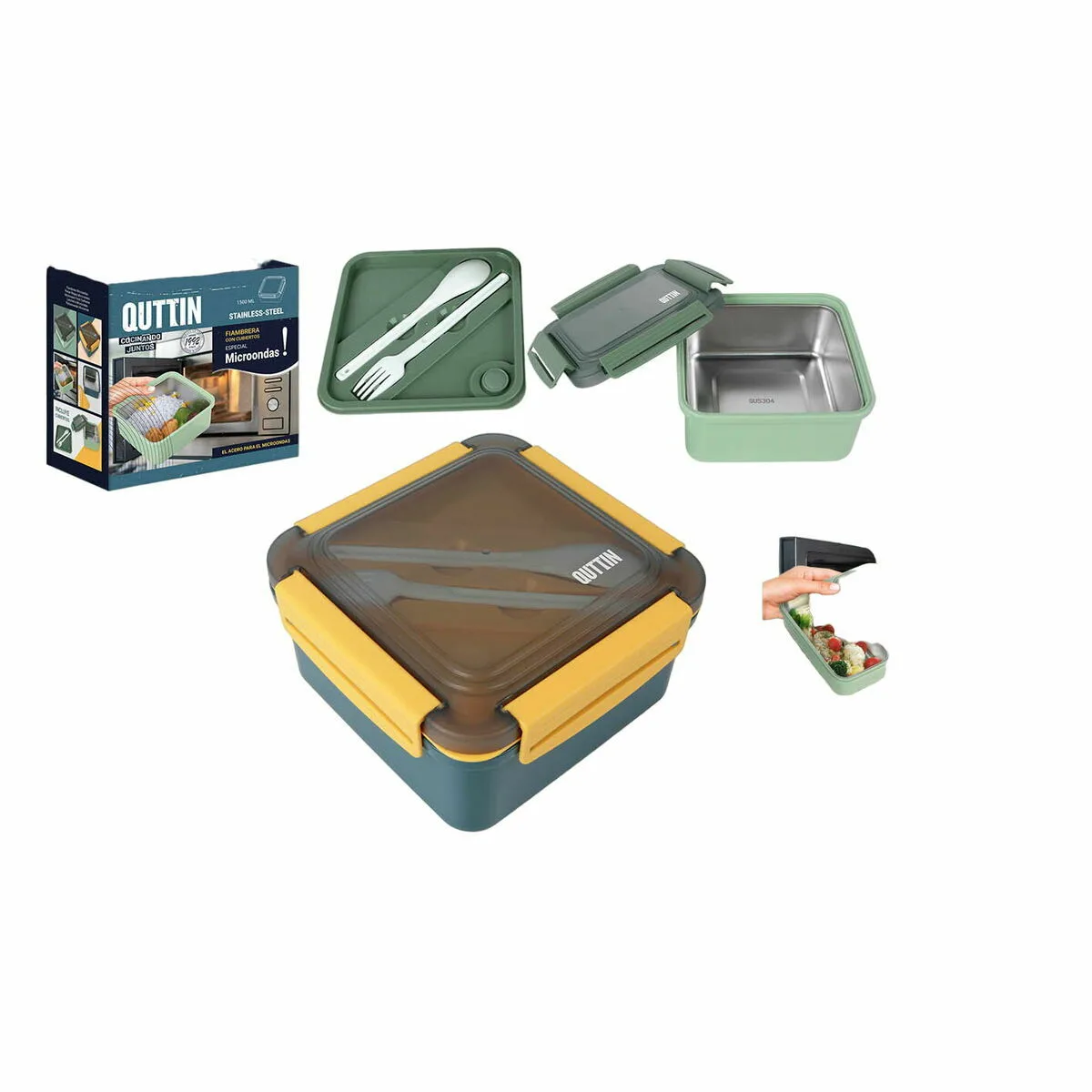 Boite a lunch quttin acier inoxydable 1 5 l 18 x 10 x 18 cm 6 unites s223032078. Chez Diaytar, nous célébrons l'innovation sous toutes ses formes, des produits high-tech les plus fous aux objets maison les plus malins.