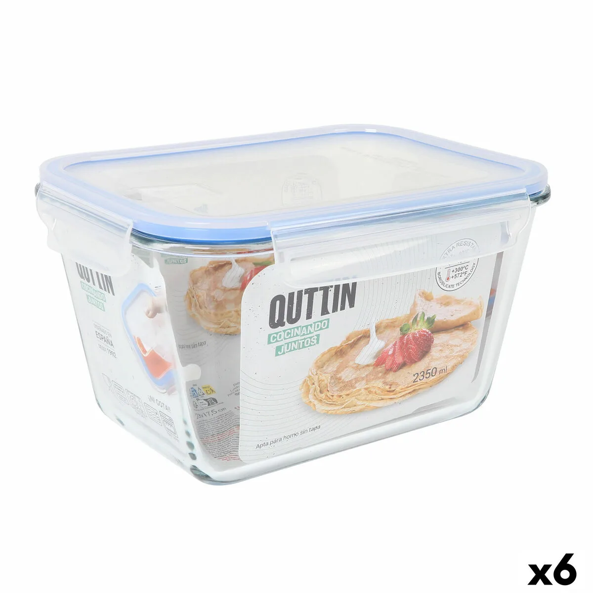 Boite a lunch quttin rectangulaire 2 35 l 6 unites s223645648. La chasse aux produits extraordinaires est ouverte. Diaytar vous donne les clés d'un univers shopping infini.