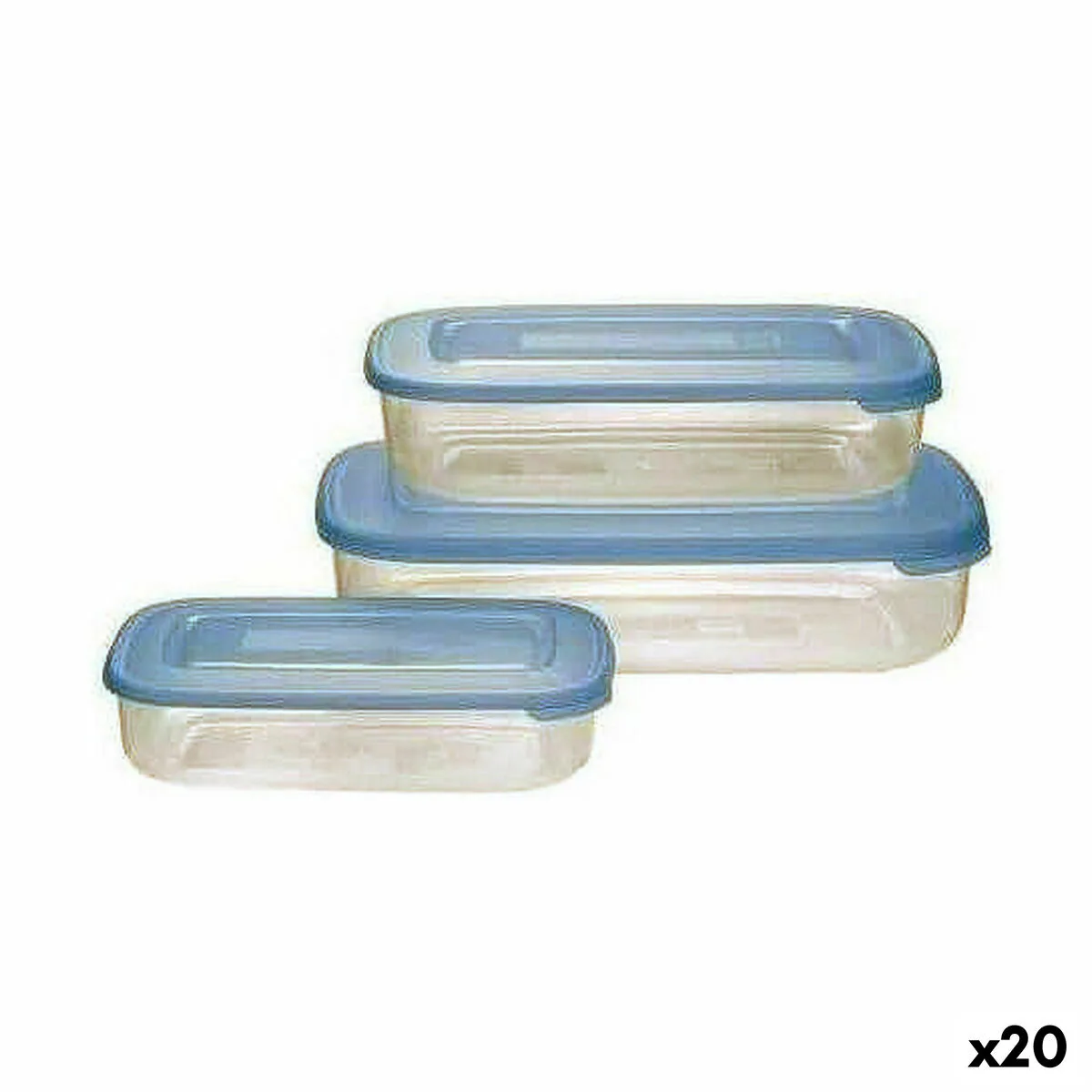 Boite a lunch tontarelli family bleu rectangulaire 29 6 x 19 8 x 7 7 cm 20 unites s222857995. Diaytar, la boutique en ligne qui pense à tout : des gadgets électroniques les plus futés aux objets maison les plus design