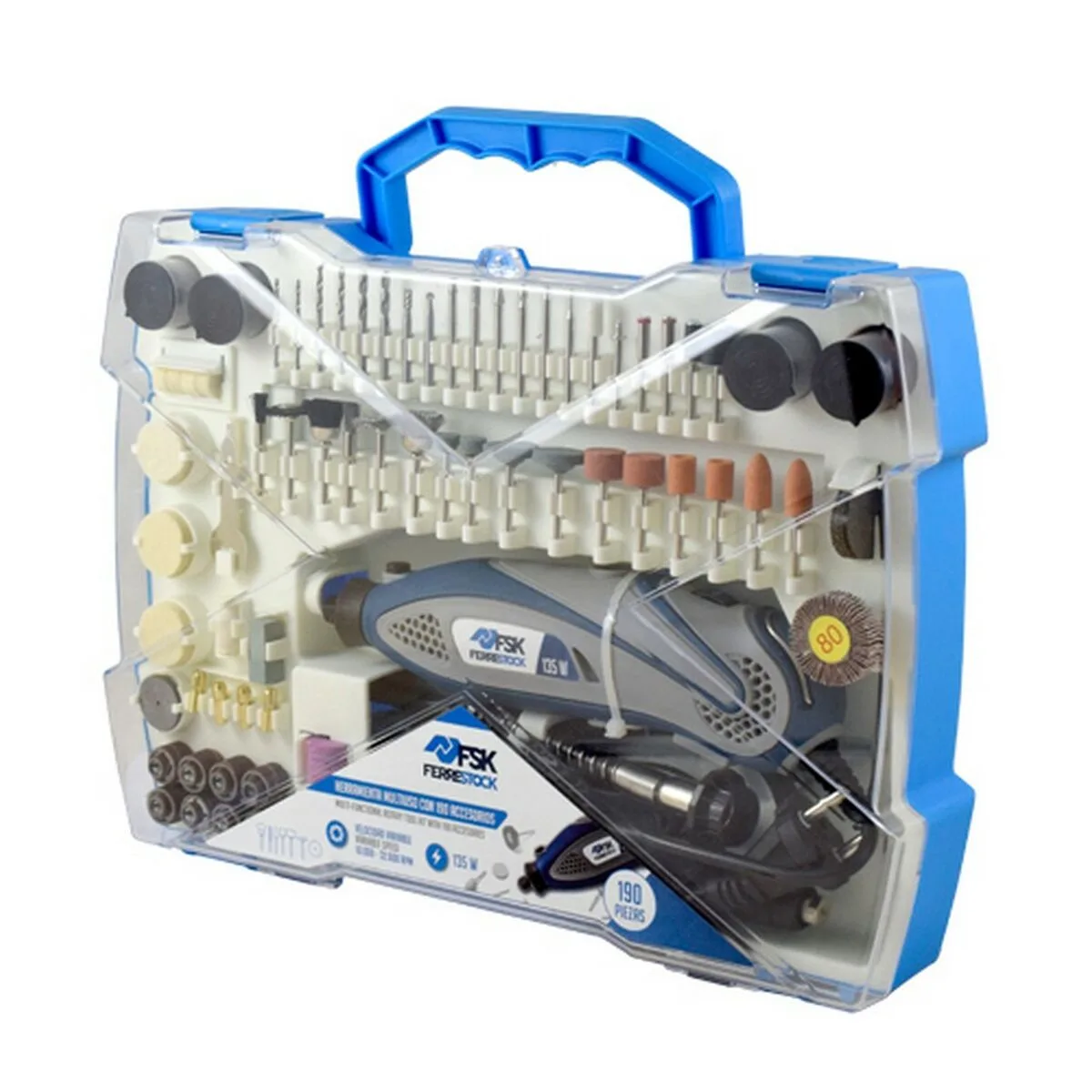Boite a outils ferrestock 135 w 190 pcs s650039562. La qualité Diaytar : un engagement, une promesse, une satisfaction garantie.