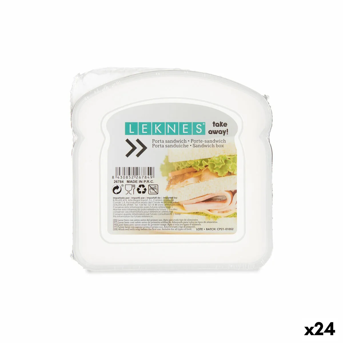 Boite a sandwich leknes 47034e transparent plastique 12 x 4 x 12 cm 24 unites s362513968. Diaytar, c'est l'assurance de découvrir des produits que vous ne trouverez nulle part ailleurs, tous domaines confondus
