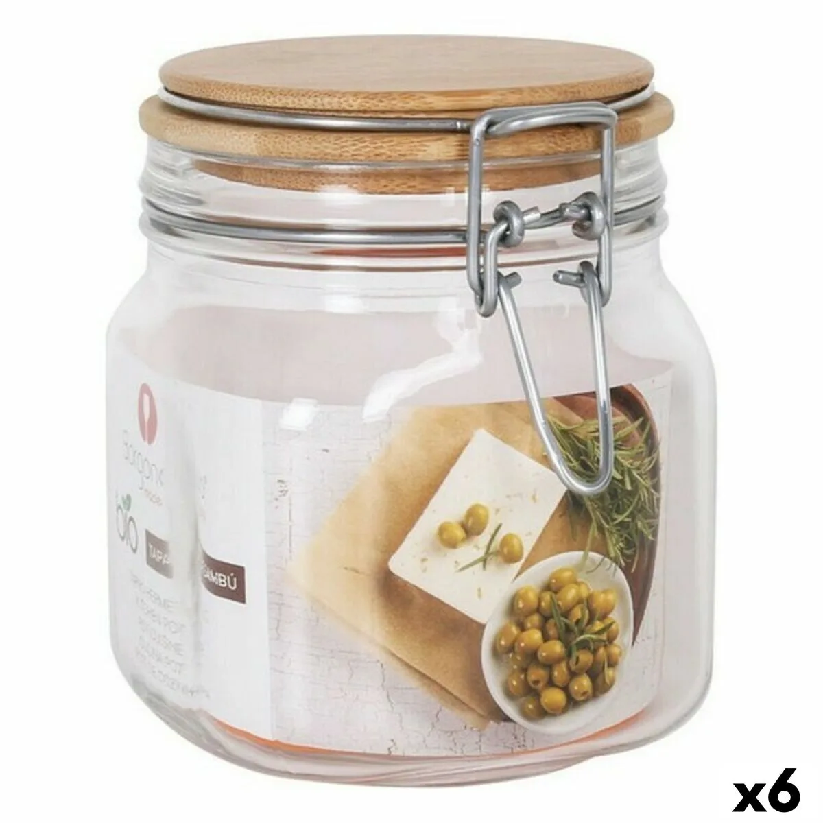 Boite borgonovo 750 ml hermetique bambou 10 x 10 x 13 cm 6 unites s222741617. Diaytar : Votre destination shopping en ligne pour découvrir les dernières tendances et produits généraux soigneusement sélectionnés